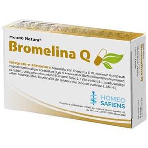 HOMEO SAPIENS Srl Bromelina q mondo natura 30 compresse