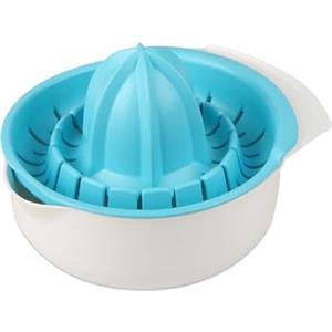 Fackelmann 27040 Spremiagrumi Manuale 500 ml, spremi agrumi con Contenitore, spremi Arance, Limoni, pompelmi e Lime, per spremute e Succo di Limone, plastica, Multicolore, 18 x 14 x 12 cm
