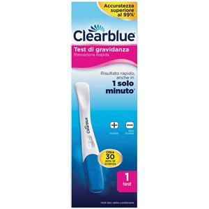 Clearblue Test di Gravidanza Rilevazione Rapida - Risultato in 1 Minuto, Facile e Igienico