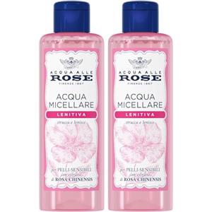 Acqua alle Rose Acqua Micellare Lenitiva per Pelli Sensibili, 200ml (Confezione da 2)
