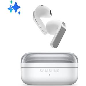 Samsung Galaxy Buds 4, True Wireless Stereo (TWS), Chiamate/musica, 4,6 g, Auricolari con microfono, Bianco