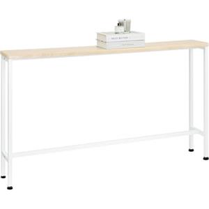 SoBuy Tavolo Consolle Ingresso Allungabile Tavolo Salvaspazio in Legno - Design Semplice e Elegante, Facile da Montare, L120 x P20 x A65 cm, per Soggiorno, Corridoio, Ufficio - FSB19-Z