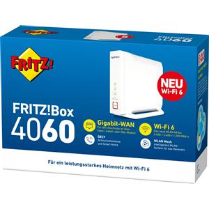 AVM Router WLAN AVM FRITZ!Box 4060 2,4 GHz, 5 GHz 6000 Mbps