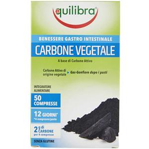 EQUILIBRA Srl Carbone vegetale 50 compresse