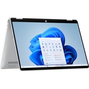 HP OmniBook 5 Flip 14-fp0004sl, Notebook, (Processore Intel Core 3 100U, 8GB RAM, 512GB SSD, Windows 11), Lavoro d'ufficio avanzato, Multitasking, Convertibile, Tastiera Italiana QWERTY, Argento