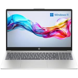 HP Laptop 15-fc0020sl, PC Portatile 15", Display 15.6" FHD Antiriflesso, Notebook, AMD Ryzen 3 7320U, 8GB RAM, 256GB SSD, AMD Radeon, Windows 11, Computer Portatile, Argento, QWERTY