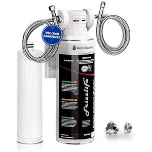 Frizzlife MK99 - Filtro dell'acqua sottocartolo, certificato NSF/ANSI 42&53&372, filtro acqua potabile, collegamento diretto con rubinetto della cucina, riduce piombo, cloro, metalli pesanti, limes
