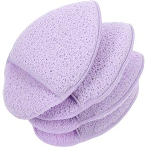 WOONEKY 4 Pezzi Spugne per Pulizia del Viso in Spugna per Struccante Viso e Lavaggio Quotidiano, Design Laccetto per Schiuma Ricca