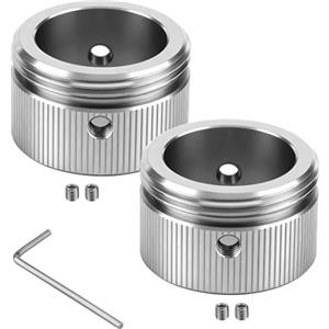 HO-SFSM 2 adattatori per termostato radiatore, accessori per radiatori, testa termostatica per valvola di riscaldamento, in acciaio inossidabile 304, diametro interno 22 mm