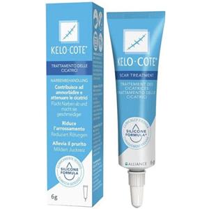 Alliance Pharma Kelo-Cote Gel 6 g - Trattamento per Cicatrici Ipertrofiche e Cheloidi