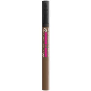 NYX Professional Makeup Gel Per Sopracciglia, Effetto Naturale, Tenuta Fino a 2 Giorni, Transfer Resistant, Applicatore e scovolino, Zero to Brow, Tonalità: ASH BLONDE