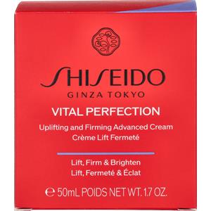 Shiseido Vital Perfection Uplifting and Firming Advanced Cream 50 ml - Crema anti-età rassodante e lifting per una pelle visibilmente più luminosa