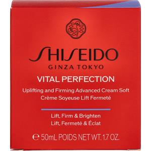 Shiseido Vital Perfection Uplifting and Firming Advanced Cream Soft 50 ml - Crema Viso Anti-Età con Effetto Lifting e Rassodante