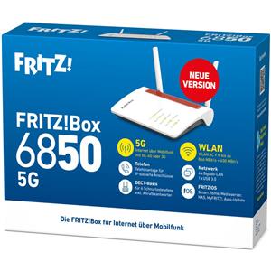 AVM Router AVM FRITZ!Box 6850 5G V2 | Wi-Fi | Modem | 1300 Mbps