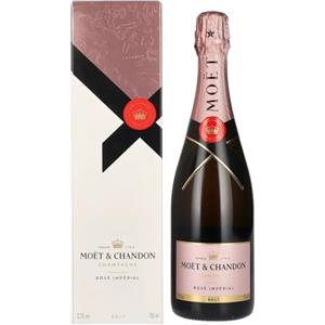 Moët & Chandon Champagne ROSÉ IMPÉRIAL Brut 12,5% Vol. 0,75l in Giftbox