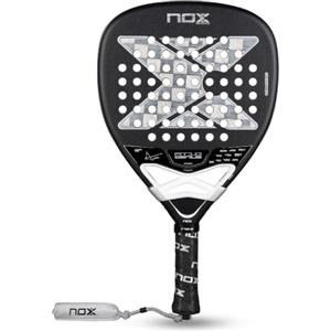 NOX Racchetta da paddle AT10 Genius Attack 18K Alaun 2026 | Agustin Tapia Pala Padel | Weight Balance System, 18K Alaun Carbon Face con MLD Black Eva Core | EOS Tunnel Agility, Custom Grip & Dual Spin
