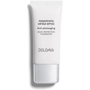 Unifarco Dolomia Fondotinta Difesa 02 Beige SPF 50 - Protezione UV e Anti-invecchiamento, 30 ml