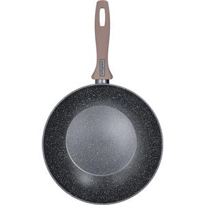 Tognana Class Stone, Wok a 1 manico 28 cm, alluminio, nero