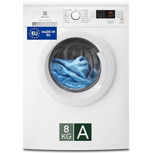 Electrolux PerfectCare 500 Lavatrice Carica Frontale 8 kg, EW2F5W82, Tecnologia TimeCare con Funzione TimeManager e Cestello per la Pulizia Delicata, Classe A, 847x597x540 mm, Bianco