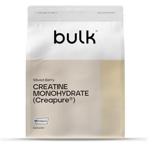Bulk Creatina monoidrato Creapure, Frutti di Bosco, 500 g, 100 porzioni