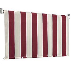 Linea Garden Friend T1372025/E Tenda da Sole a Caduta, Riga Bordeaux, 150x8x250 cm