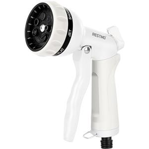 RESTMO Pistola Irrigazione Giardino, Pistola Acqua Giardino Bianco