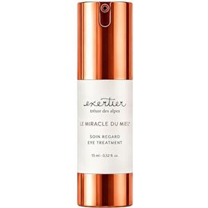 EXERTIER Cura Guarda 15 ml,Crema Contorno Occhi Anti-Rughe con Acido Ialuronico,Miele delle Alpi e Centella - Trattamento Notturno Anti-Borse e Occhiaie,Idratazione Profonda