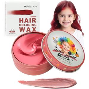 HUMSUBY Colorazione temporanea per capelli, rosso, per bambini, donne, uomini, unguento per acconciature, crema styling per ragazze, fai da te, cera per feste, cosplay, Halloween