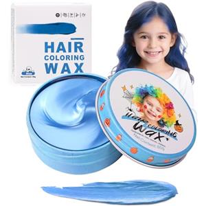 HUMSUBY Dye blu tintura temporanea per capelli capello bambini, istantaneo colore per acconciature e cosplayer
