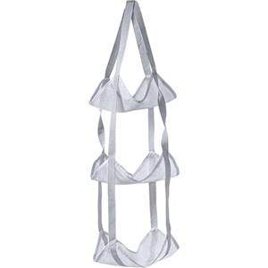 Genérico Contenitore per palloni, organizer a 3 livelli per la porta per palloni, stoccaggio sportivo da parete, per basket, pallavolo, calcio, palestra, garage, scuola
