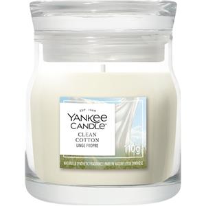 YANKEE CANDLE Signature Jar Candles Clean Cotton 110g - Candela Profumata