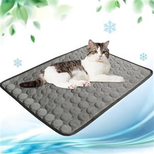 NIBESSER Tappetino Refrigerante per Cani Taglia Media Tappetino Rinfrescante per Gatti Impermeabile Antiscivolo Tappeto Refrigerante Cane per Viaggio Auto Cuccia Casa