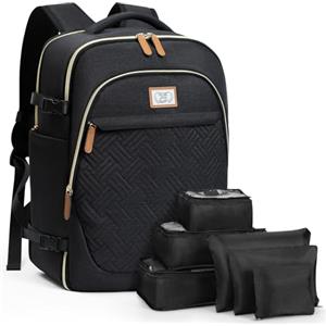 Lekespring Grande Zaino da Viaggio per Donne, Zaino per Laptop da 15,6 Pollici, Zaino da Viaggio, Zaino da Escursionismo con 6 Scompartimenti per Vestiti per Vacanza, Business, Lavoro, Viaggi, xl