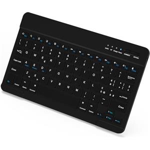 NEWCOO Bluetooth Wireless Tastiera,Rechargeable Ultra Sottile Tastiera Wireless Compatta sottile Portatile con Tablet per Tablet Samsung/IOS(iPad Pro/Air/Mini)/Android/Windows/Telefoni,Layout Italiano