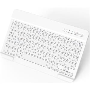 NEWCOO Bluetooth Wireless Tastiera, Rechargeable Ultra Sottile Tastiera Wireless Compatta sottile e Portatile Connessione Stabile per Tablet Samsung/IOS/Android/Windows/Telefoni,Layout Italiano QWERTY