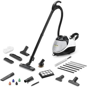 Kärcher SV 7 Pulitore a vapore cilindrico 0,5 L 2200 W Nero, Grigio, Bianco [1.439-490.0]