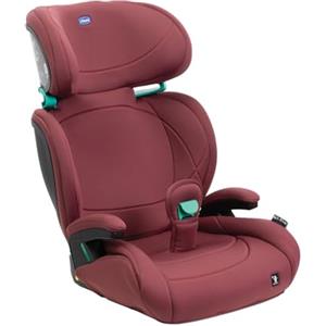 Chicco Quizy Lite i-Size, Seggiolino Auto Bambini 3-12 Anni (100-150 cm), Peso 15-36 kg, Facile da Installare, Regolabile in Altezza, con Braccioli Imbottiti e Seduta Confortevole, Rosso