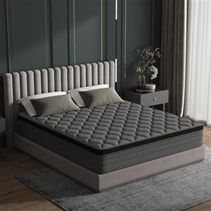DAJIYUHC Materasso 120 x 200 cm per letto boxspring, grado di durezza H3, adatto per bambini e adulti, certificato Öko-Tex, materasso ergonomico a 7 zone, altezza 20 cm