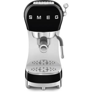 Smeg Macchina da Caffè Espresso Manuale 50's Style - Nero LUCIDO - ECF02BLEU