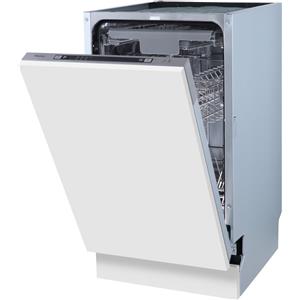 Hisense HV523E10 Lavastoviglie Slim A Scomparsa Totale 10 Coperti Classe E, 47db, 7 Programmi, Terzo Cesto, Partenza Ritardata, Motore Asincrono