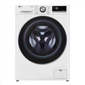 LG RICONDIZIONATO - GRADO B - 24 MESI DI GARANZIA - LG F2R7S09TSWC - Lavatrice Slim da 9 kg, 1200 giri, Inverter, Classe energetica A
