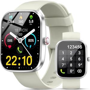 Matast Smart Watch, Smartwatch da 1,9 pollici per uomo e donna (rispondere/effettuare chiamate), fitness tracker con oltre 100 modalità sportive, impermeabile IP68, cardiofrequenzimetro/monitoraggio del