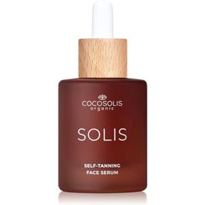 COCOSOLIS Solis, siero autoabbronzante e cura del viso, gocce autoabbronzanti per abbronzatura individuale e intensità in poche ore, a lunga durata, senza striature