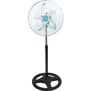 PARTENOPE DISTRIBUZIONE SRL Ventilatore a piantana 5 pale H125 cm - Acciaio e ABS