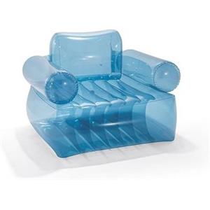 INTEX DEVELOPMENT COMPANY LTD POLTRONA 66503 TRASPARENTE BLU 109X107X79CM