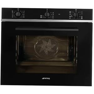 Smeg Forno Incasso Termoventilato 3man. Vapore 70lt 60cm Nero Sf64m3tb