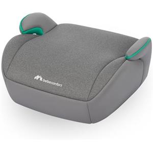 Bebeconfort Manga i-Safe Rialzo Auto, Alzatina auto per bambini 6-12 anni, 128-150 cm, Seggiolino auto leggero e compatto, Seduta imbottita, Colorato di Nero, Colorato di Grigio