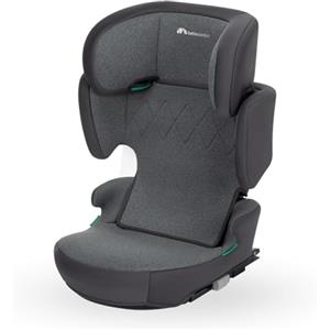 Bebeconfort Road Fix i-Size, Seggiolino Auto 15-36 kg, 3,5-12 anni (100-150 cm), Seggiolino Auto Isofix Pieghevole e Portatile da Viaggio, Leggero 4.4 kg, 14 Posizioni Poggiatesta, Tinted Graphite