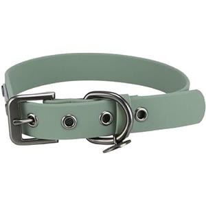TRIXIE Collare per cani CityStyle L-XL: circonferenza collo 50 - 57 cm/30 mm Salvia - Collare in PVC di alta qualità per cani di taglia piccola, media regolabile, impermeabile e lavabile, 1971819