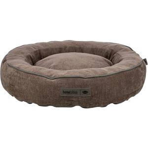 Trixie Cuccia per cani Vital Lennox, in ciniglia, rotonda, cuscino ortopedico per cani, marrone, ø60 cm, accogliente cestino per cani con schiuma viscoelastica per effetto memoria, 371326